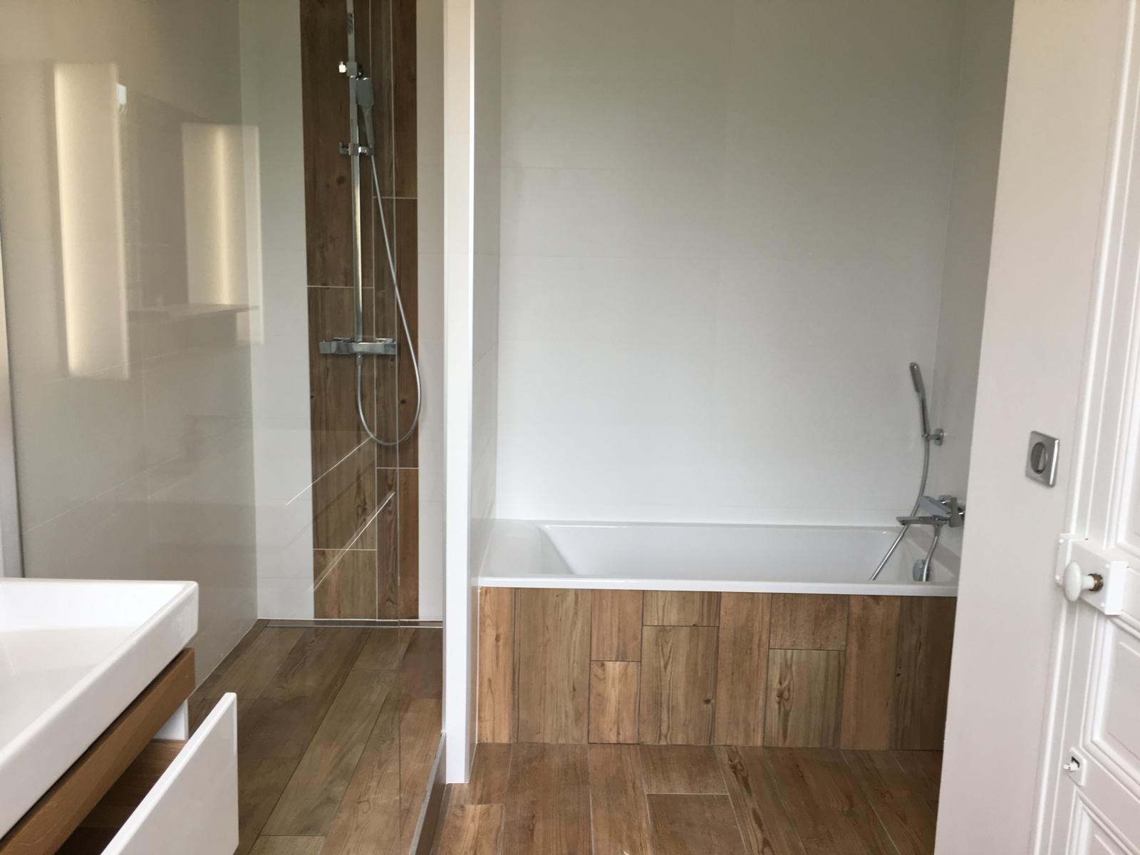 douche et baignoire