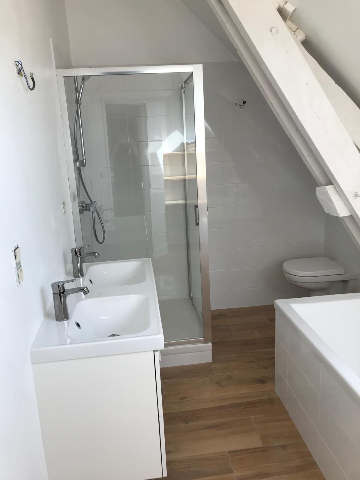 Rénovation Salle de bain Soucelles - Douche - Baignoire - Toilette - Double vasque